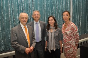 El Profesor Molina con miembros de Climate-KIC Valencia